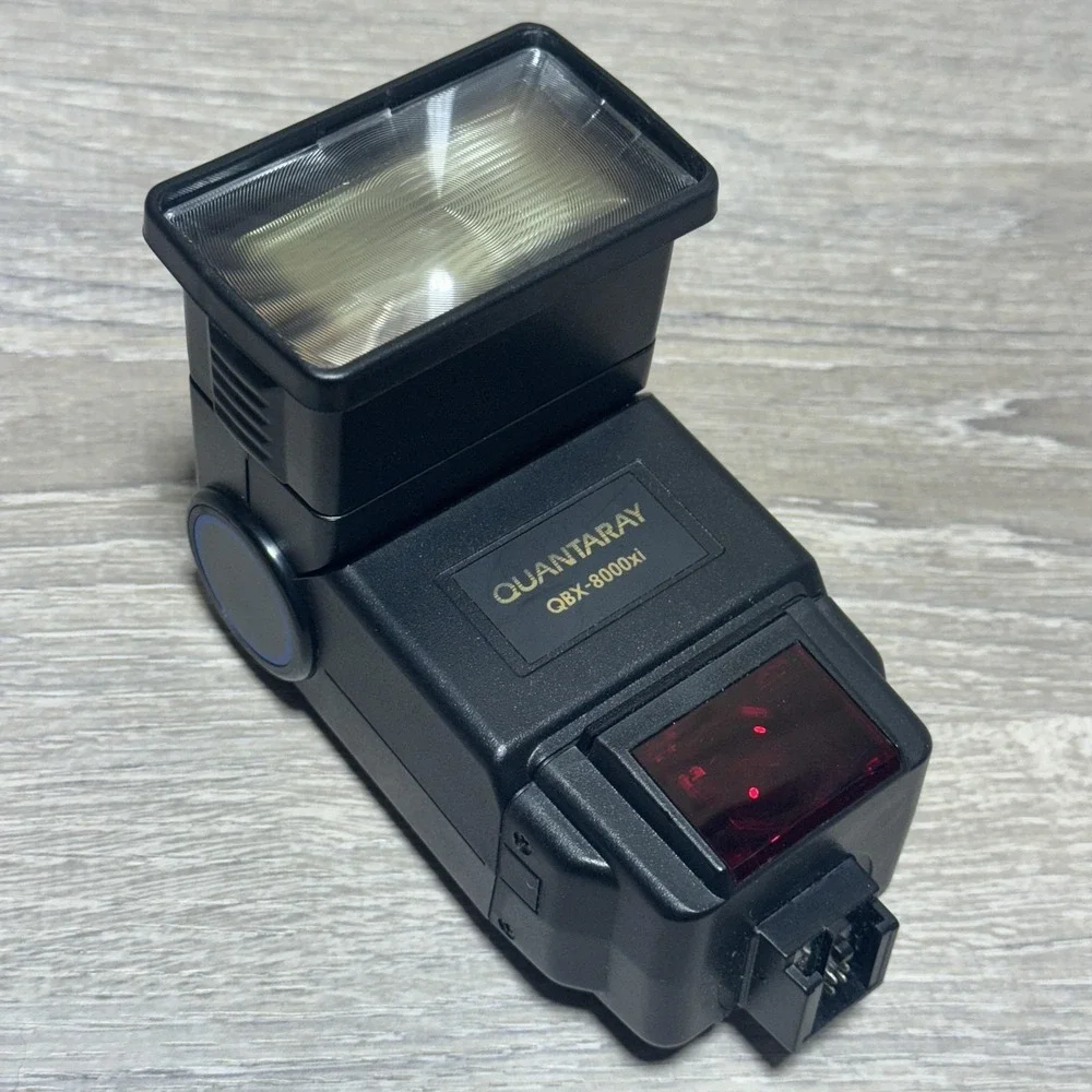 Vintage Quantaray QBX-8000xi Wireless‎ TTL Flash for Minolta xi Maxxum Dynax